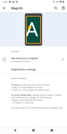 android 11 /Magnify